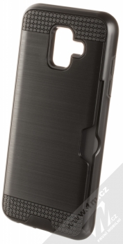 Sligo Defender Card odolný ochranný kryt s kapsičkou pro Samsung Galaxy A6 (2018) černá (black)