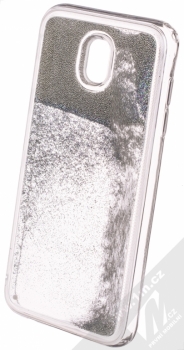 Sligo Liquid Pearl Full ochranný kryt s přesýpacím efektem třpytek pro Samsung Galaxy J5 (2017) stříbrná (silver) animace 1