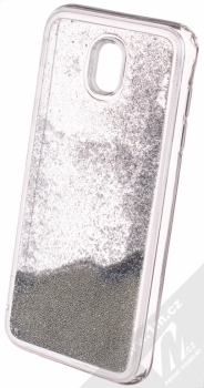 Sligo Liquid Pearl Full ochranný kryt s přesýpacím efektem třpytek pro Samsung Galaxy J5 (2017) stříbrná (silver) animace 4