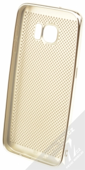 Sligo Luxury pokovený TPU ochranný kryt pro Samsung Galaxy S7 stříbrná (silver) zepředu