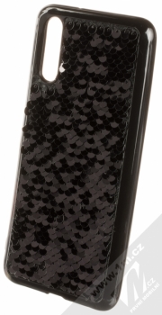 Sligo Magic TPU ochranný kryt s flitry pro Huawei P20 černá (black)
