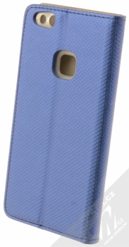 Sligo Smart Magnet flipové pouzdro pro Huawei P10 Lite tmavě modrá (dark blue) zezadu