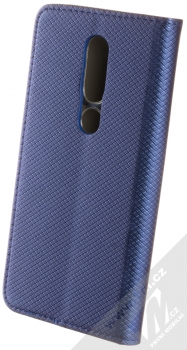 Sligo Smart Magnet flipové pouzdro pro Nokia 6.1 Plus tmavě modrá (dark blue) zezadu