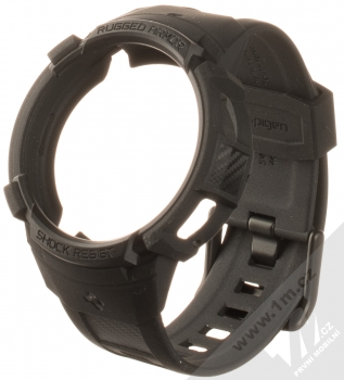 Spigen Rugged Armor Pro odolný ochranný kryt pro Samsung Galaxy Watch4 Classic 46mm černá (matte black)