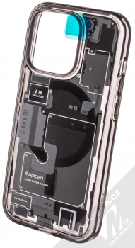 Spigen Ultra Hybrid ZeroOne Mag MagSafe odolný ochranný kryt pro Apple iPhone 14 Pro šedá průhledná (grey transparent)