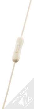 USAMS EP-9 sluchátka s mikrofonem a ovladačem bílá (white) ovladač