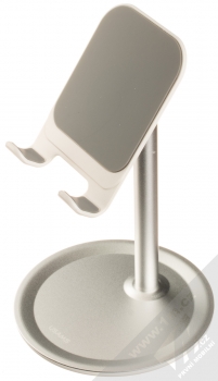 USAMS Mobile Phone Desktop Holder univerzální stojánek pro mobilní telefon, mobil, smartphone stříbrná (silver)