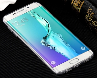 USAMS Primary ultra tenký gelový kryt pro Samsung Galaxy S6 Edge+ čirá (transparent white)
