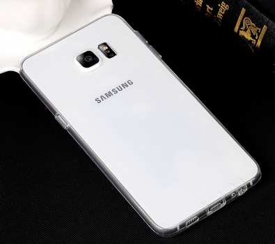 USAMS Primary ultra tenký gelový kryt pro Samsung Galaxy S6 Edge+ čirá (transparent white)