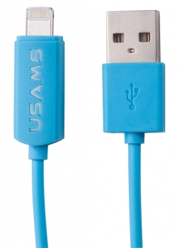 USAMS ULine USB kabel s Apple Lightning konektorem modrá (blue)