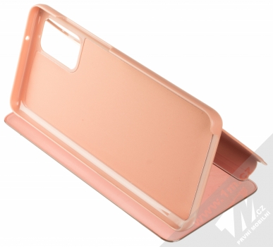 Vennus Clear View flipové pouzdro pro Samsung Galaxy S20 Plus růžová (pink) stojánek