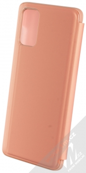 Vennus Clear View flipové pouzdro pro Samsung Galaxy S20 Plus růžová (pink) zezadu