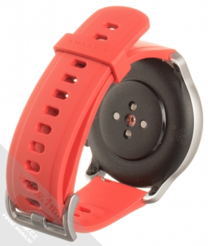 Xiaomi Amazfit GTR 42mm chytré hodinky červená (coral red) zezadu