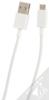 Xiaomi MDY-08-EO originální nabíječka do sítě s USB výstupem 2A a originální USB kabel s microUSB konektorem bílá (white) USB kabel konektory