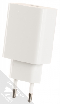 Xiaomi MDY-11-EP originální nabíječka do sítě s USB výstupem 22,5W a originální USB kabel s USB Type-C konektorem bílá (white) nabíječka zezadu