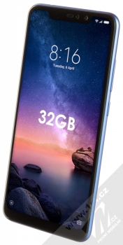 Xiaomi Redmi Note 6 Pro 3GB/32GB modrá (blue) šikmo zepředu
