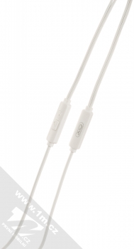 XO EP25 Earphone stereo sluchátka s USB Type-C konektorem bílá (white) ovladač zepředu i zezadu