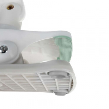1Mcz QW-028-2UP Lopatkový ventilátor s klipem 8W 40cm tyrkysová bílá (turquoise white)