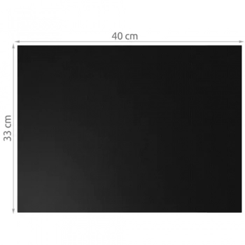 1Mcz Teflonová podložka na grilování a pečení 40x33cm 3ks černá (black)