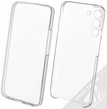 1Mcz 360 Full Cover sada ochranných krytů pro Samsung Galaxy S22 Plus 5G průhledná (transparent)