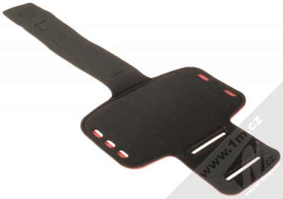 1Mcz Armband2 sportovní pouzdro na paži pro mobilní telefon od 5.0 do 6.0 palců červená (red) rozepnuté zezadu