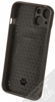 1Mcz Armor CamShield odolný ochranný kryt s držákem na prst pro Apple iPhone 13 černá (black) zepředu