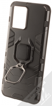 1Mcz Armor Ring odolný ochranný kryt s držákem na prst pro Realme 8, Realme 8 Pro černá (black) držák