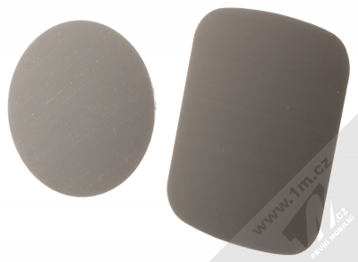 1Mcz BFMCH Badge univerzální kovové plíšky pro podporu magnetických držáků stříbrná (silver)
