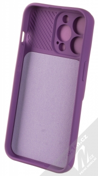1Mcz CamShield Soft ochranný kryt pro Apple iPhone 13 Pro fialová (violet) zepředu