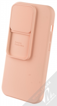 1Mcz CamShield Soft ochranný kryt pro Apple iPhone 14 Pro lososově růžová (salmon pink)