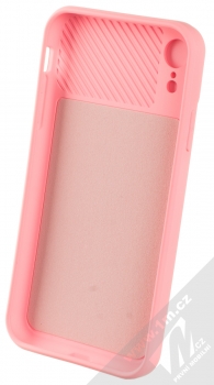 1Mcz CamShield Soft ochranný kryt pro Apple iPhone XR světle růžová (light pink) zepředu
