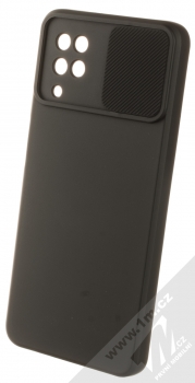 1Mcz CamShield Soft ochranný kryt pro Samsung Galaxy A12, Galaxy M12 černá (black) otevřené