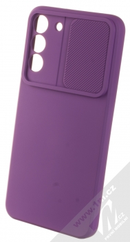 1Mcz CamShield Soft ochranný kryt pro Samsung Galaxy S22 Plus 5G fialová (violet) otevřené