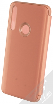 1Mcz Clear View flipové pouzdro pro Huawei P Smart Z, Honor 9X růžová (pink) zezadu
