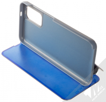 1Mcz Clear View flipové pouzdro pro Samsung Galaxy A13 4G modrá (blue) stojánek