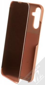 1Mcz Clear View flipové pouzdro pro Samsung Galaxy A34 5G růžová (pink)
