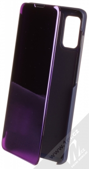 1Mcz Clear View flipové pouzdro pro Samsung Galaxy A41 fialová (purple)
