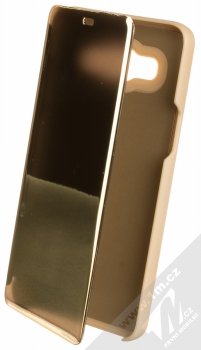 1Mcz Clear View flipové pouzdro pro Samsung Galaxy J5 (2016) zlatá (gold)