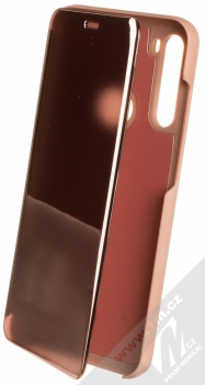 1Mcz Clear View flipové pouzdro pro Xiaomi Redmi Note 8T růžová (pink)