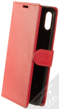 1Mcz Crock-1H Book flipové pouzdro pro Xiaomi Redmi 9A, Redmi 9AT červená (red)