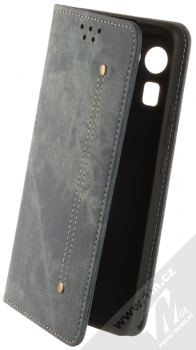1Mcz Denim Cheeks Book flipové pouzdro pro Xiaomi Mi 11 Ultra modrá (blue)