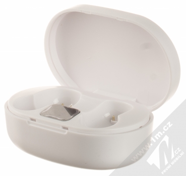 1Mcz E6S TWS Bluetooth stereo sluchátka bílá (white) nabíjecí pouzdro otevřené