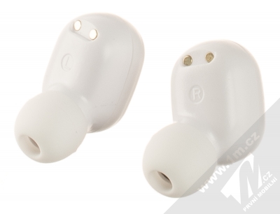 1Mcz E6S TWS Bluetooth stereo sluchátka bílá (white) zezadu