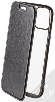 1Mcz Electro Book flipové pouzdro pro Apple iPhone 12 mini černá (black)