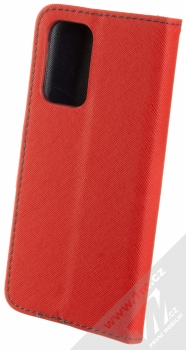 1Mcz Fancy Book flipové pouzdro pro Oppo A94 5G, F19 Pro Plus 5G, Reno5 Z červená modrá (red blue) zezadu