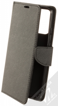 1Mcz Fancy Book flipové pouzdro pro Xiaomi Redmi 10C, Redmi 10 Power, Poco C40 černá (black)