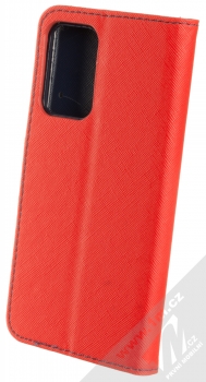 1Mcz Fancy Book flipové pouzdro pro Samsung Galaxy A52, Galaxy A52 5G červená modrá (red blue) zezadu