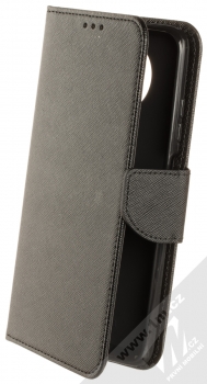 1Mcz Fancy Book flipové pouzdro pro Xiaomi Redmi Note 9T černá (black)