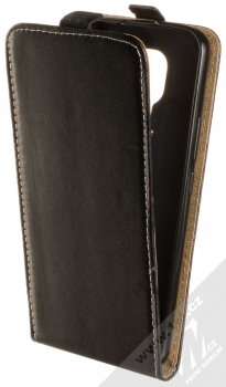 1Mcz Flexi Slim Flip flipové pouzdro pro Moto E7 černá (black)