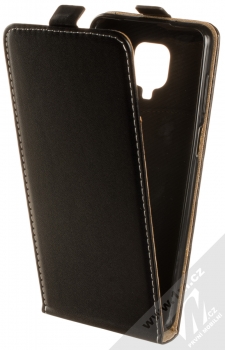 1Mcz Flexi Slim Flip flipové pouzdro pro Xiaomi Redmi Note 9 Pro, Redmi Note 9 Pro Max, Redmi Note 9S černá (black)